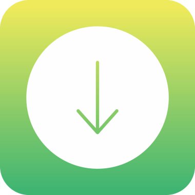 ok modern simgesinin vektör illüstrasyonu