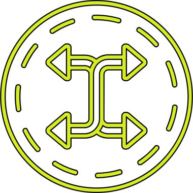 Ok. Web simgesi basit illüstrasyon