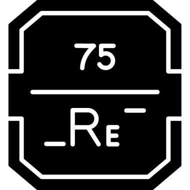 periyodik tablo ögesi simgesi ana hat biçiminde