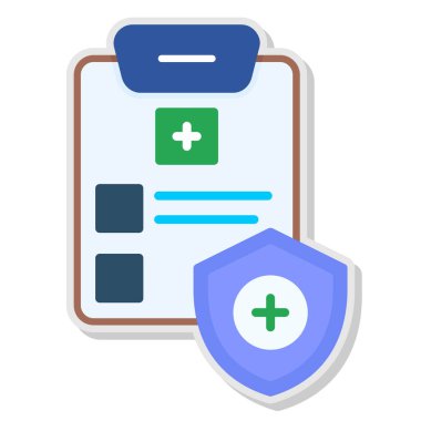 Pano kontrol listesi simgesi, basit vektör illüstrasyonu