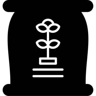 Bitki. Web simgesi basit illüstrasyon