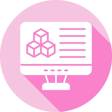 veri simgesi. Basit resimleme