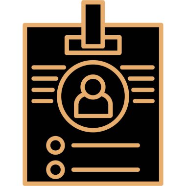 Kullanıcı simgesi, basit vektör çizim