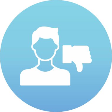 Sakallı ve maske ikonlu bir adamın vektör çizimi