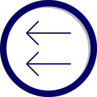 Ok. Web simgesi basit illüstrasyon