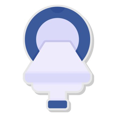 çan düz simge vektör çizim