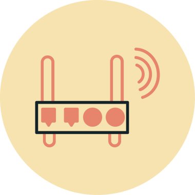 Radyo simgesinin vektör illüstrasyonu