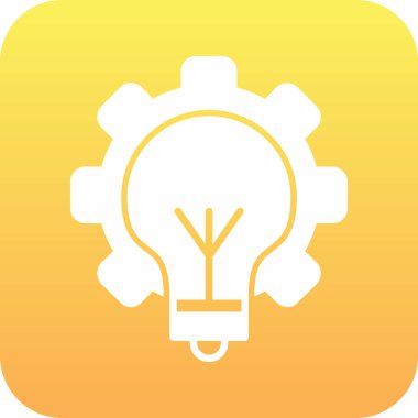 ampul simgesi vektör illüstrasyonu