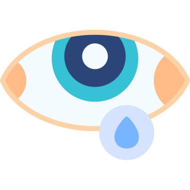 Göz simgesi vektör illüstrasyonu