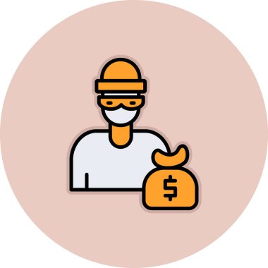 Tıbbi maskeli bir adamın vektör çizimi