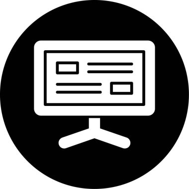 seo modern simgesinin vektör illüstrasyonu