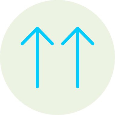 two arrows. web icon simple illustration