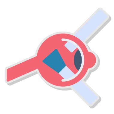 anahtar düz vektör simgesi