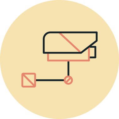 Modern bir simgenin vektör illüstrasyonu