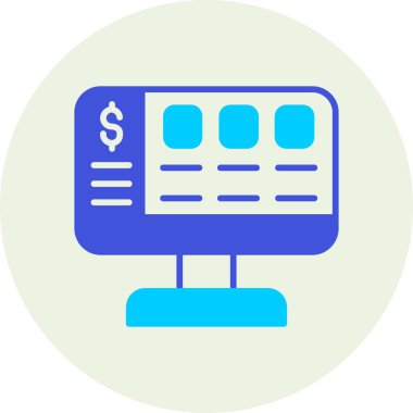 seo modern simgesinin vektör illüstrasyonu