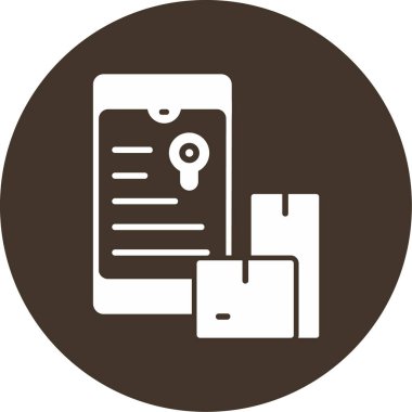 Hareket eden telefon vektör simgesi