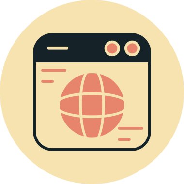 Uygulama modern simgesinin vektör illüstrasyonu