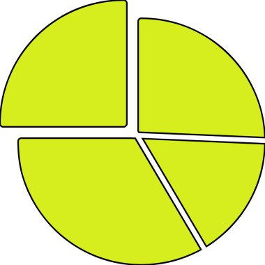 pasta grafiği vektör çizim