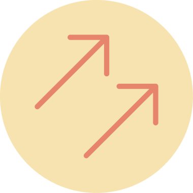 Ok. Web simgesi basit illüstrasyon