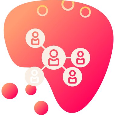 Sosyal medya pazarlama vektör illüstrasyonu