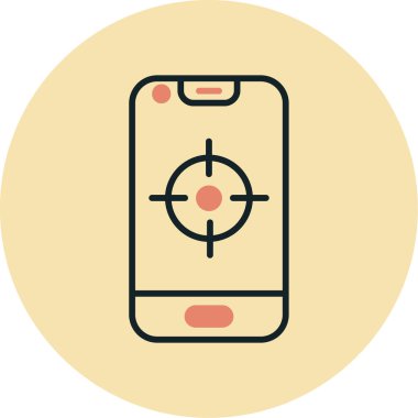 seo modern simgesinin vektör illüstrasyonu