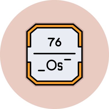 Modern element simgesinin vektör illüstrasyonu