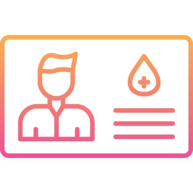 Kan bağışı. Web simgesi basit illüstrasyon