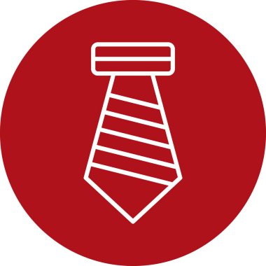 Bir ipin kırmızı ve siyah ikonunun vektör çizimi