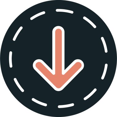 Ok simgesi. vektör illüstrasyonu