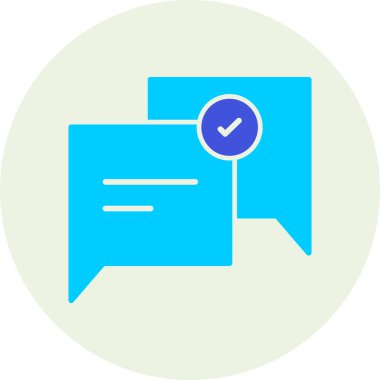 Konuş. Web simgesi basit illüstrasyon