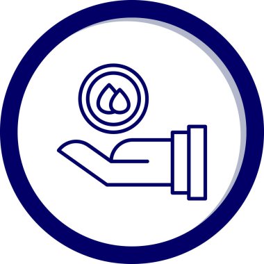 Geri dönüşüm simgesinin vektör çizimi