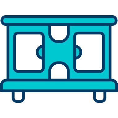 Modern b 'nin vektör illüstrasyonu eksik simgesi