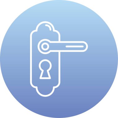 Anahtar simgesinin vektör illüstrasyonu