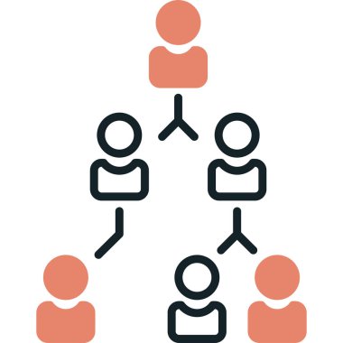 gruplar düz stil izole edilmiş arka planda ikon