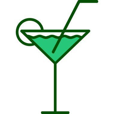 içki ikonu vektör illüstrasyonu