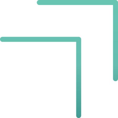 ok yönü simgesi ana hat biçiminde