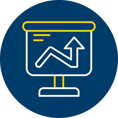 Ağ simgesi, okun vektör illüstrasyonu