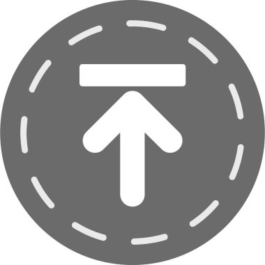 Ok. Web simgesi basit illüstrasyon