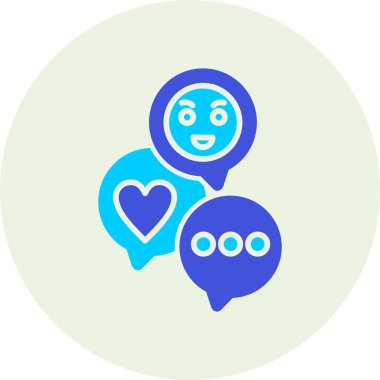 Kalpli konuşma balonu