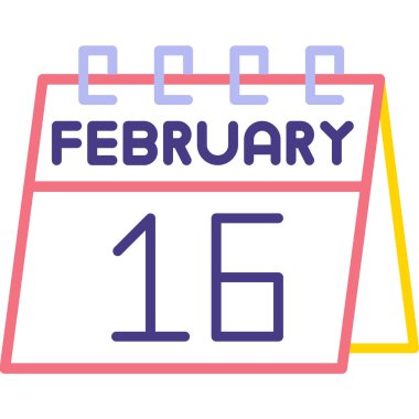 15 Şubat takvim simgesi