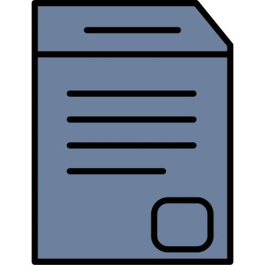 dosya dizini simgesi, vektör illüstrasyonu