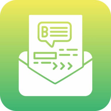 chat modern simgesinin vektör illüstrasyonu