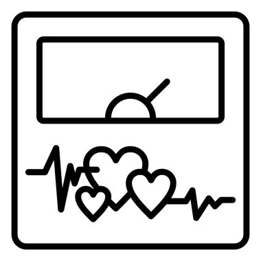 Kalp simgesi, basit vektör çizim