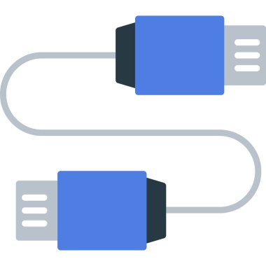 usb simge vektör illüstrasyonu