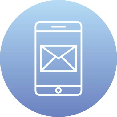 e- posta simgesi vektör illüstrasyonu