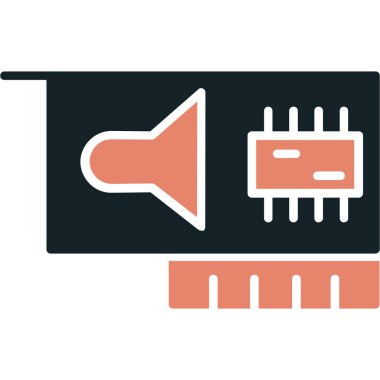 Ses Kart web simgesi, vektör illüstrasyonu