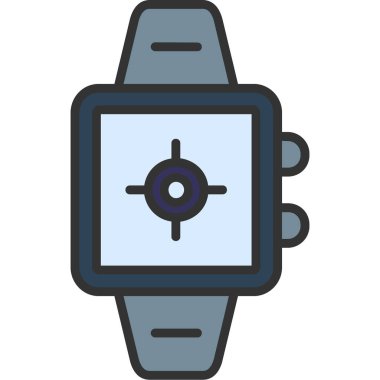 izle simge vektör illüstrasyonu