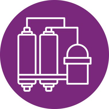 Benzersiz klima vektör simgesi