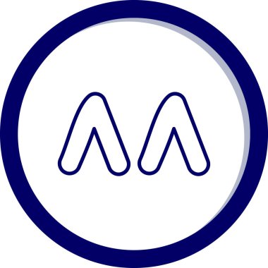 Modern bir simgenin vektör illüstrasyonu