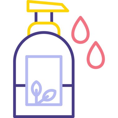 Şişe. Web simgesi basit illüstrasyon